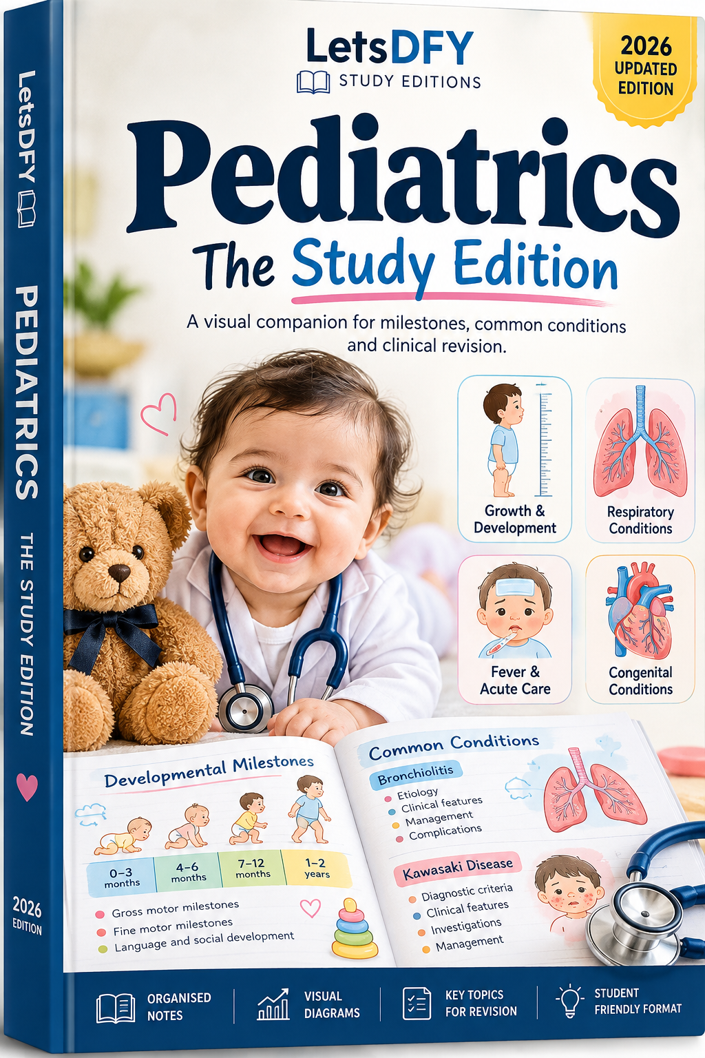 Pediatrics: The Study Edition book cover by LetsDFY